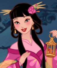Eastern Princess Mulan Inspired Dress Up Game